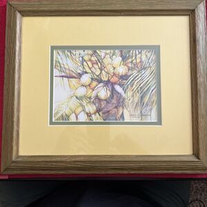 Schroeder, Doris Signed print, matted and framed